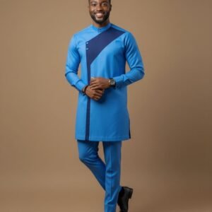 Royal Blue Men’s Two-Piece Traditional Suit