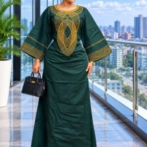 Kaftan Embroidered Maxi Dress