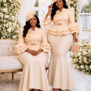 Royal Ruffle Two-Piece Set