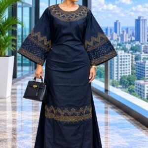 Embellished Kaftan Dress