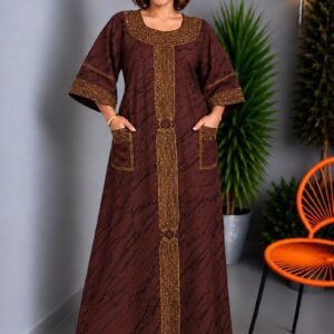 Elegant Embroidered Kaftan