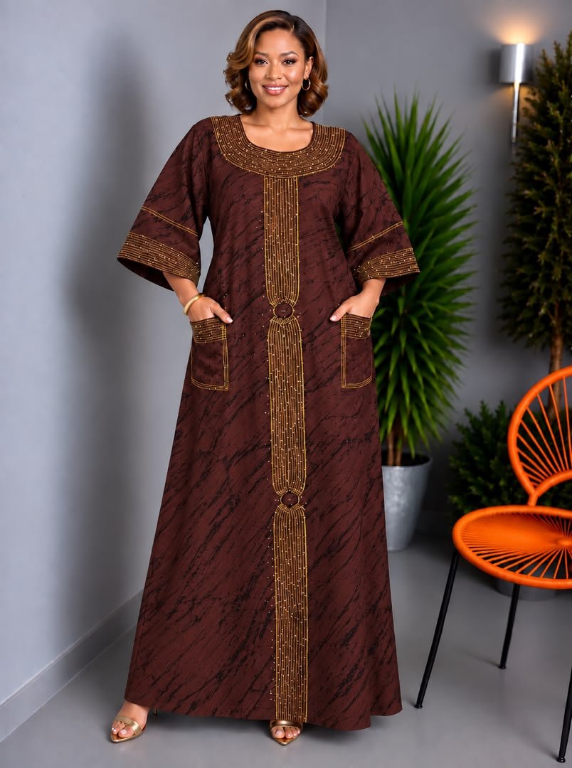 Elegant Embroidered Kaftan