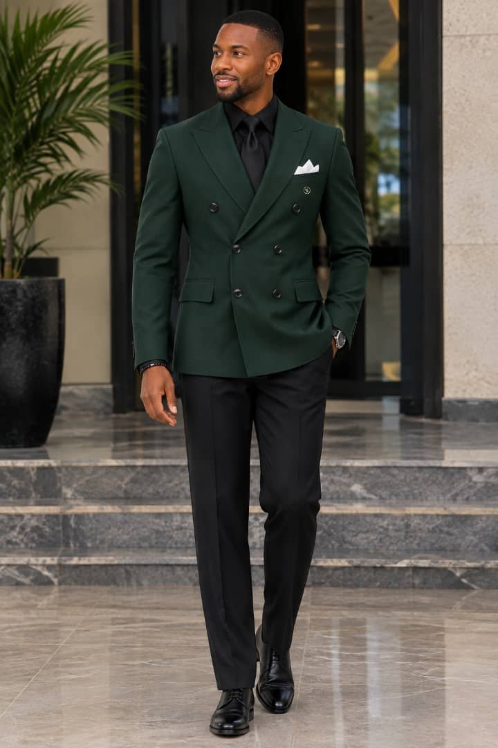 Classic Double-Breasted Suit
